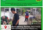 Wujudkan Lingkungan Bersih, Babinsa Koramil 0602-04/Taktakan Kodim 0602/Serang Pimpin Karya Bakti 