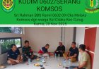 Babinsa Koramil 0602-09/Cikeusal Kodim 0602/Serang Gelar Komsos, Tingkatkan Kemanunggalan TNI Bersama masyarakat 