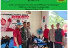 Babinsa Koramil 0602-03/Walantaka Kodim 0602/Serang Laksanakan Pendampingan Kegiatan Baksos Donor Darah 