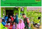 Pasca Banjir, Babinsa Koramil 0602-13/Padarincang Kodim 0602/SerangKawal Layanan Kesehatan Gratis 