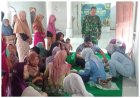 Wujud Kepedulian TNI, Babinsa Koramil 0602-13/Padarincang Kodim 0602/Serang Dampingi Layanan Pengobatan Gratis 