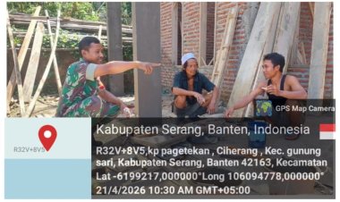 Pererat Silaturahmi, Babinsa Koramil 0602-14/Pabuaran Kodim 0602/Serang Pantau Kondisi Wilayah Lewat Komsos