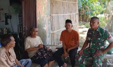 Pererat Silaturahmi, Babinsa Koramil 0602-17/Carenang Kodim 0602/Serang Monitor Wilayah Lewat Komsos Humanis